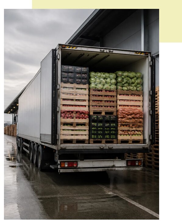 Перевозка плодоовощной продукции в Екатеринбург по цене от 5125 р. | Агросервис-Ктр