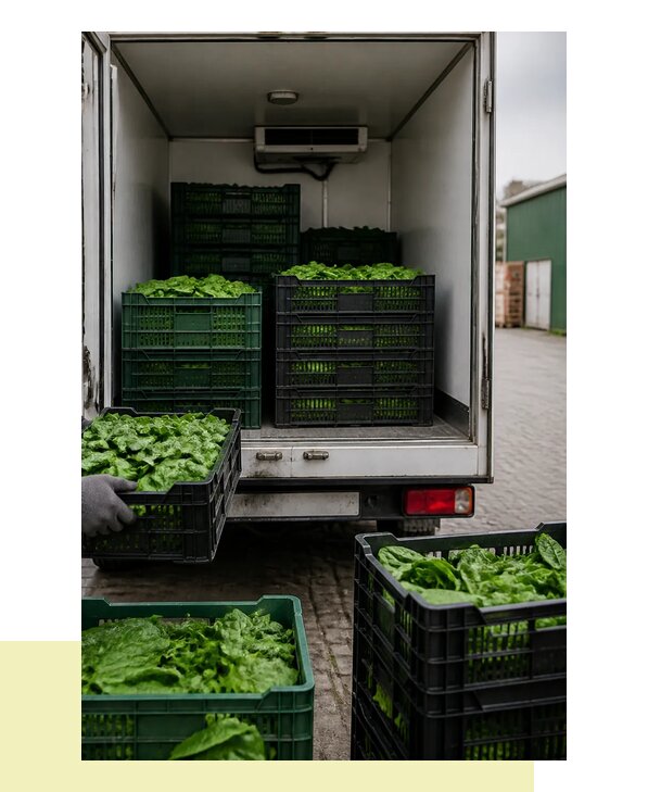 Перевозка шпината в Екатеринбург с сохранением свежести продукции